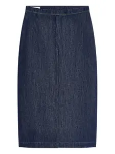 Джинсовая юбка миди DRIES VAN NOTEN, синий