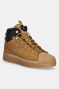 Детские зимние ботинки SUPERSTAR WINTER TREK Adidas Originals, коричневый