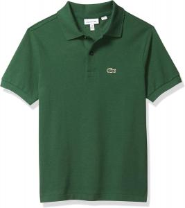 Lacoste Boys' Boy (l1812) классический поло с коротким рукавом из пике, Appalachan Green