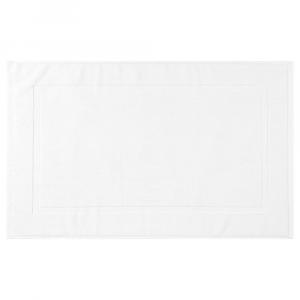 Полотенце Коврик для ванной с хлопковыми полосками Двусторонний мягкий плюшевый впитывающий коврик для ванной Коврик для ванной 16 "X 24" Unique Bargains, белый