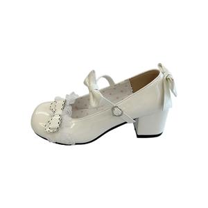 Туфли Mary Jane Shoes Women's Box Dawei's house, Ecru