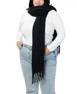 Шарф с люрексом Marcus Adler, черный