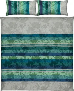 Постельное белье петроль 1x 200x200 см + 2x 40x80 см REDBEST