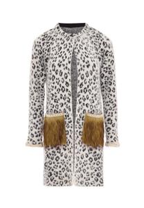 Вязаный кардиган faina, Pearl White/Wool White