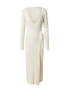 Вязанное платье Edited Mailien, бежевый/белый