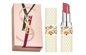 SAINT LAURENT Golden Limited Edition круглые тюбики помады кремовые увлажняющие легко растушевываются тон 3,2г