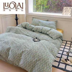 LUOLAI HOME Комплект постельного белья, 4 предмета, 180x200 см, для кровати 200x230 см