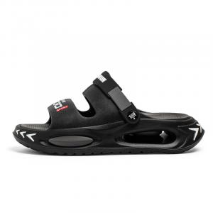 Пляжные сандалии мужские, черные, серые/серые, черные/зеленые NANJIREN, Black Gray