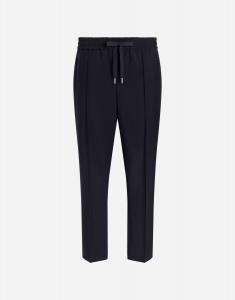 Шерстяные спортивные брюки DOLCE & GABBANA, синий