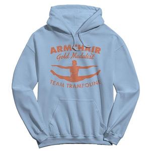 Мужская флисовая толстовка duke & sons с принтом trampoline summer games Unbranded