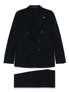 Костюм в тонкую полоску Tagliatore, синий