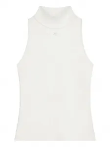 Трикотажный жилет Heritage Courreges, белый