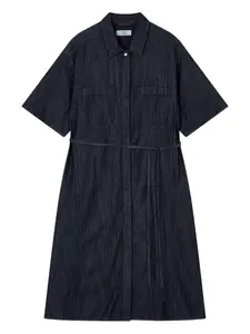 Платье-рубашка с поясом Tomboy, синий