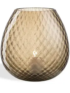 Стакан для свечи Macramé Nasonmoretti, коричневый