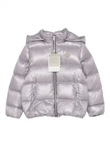 Пуховик с капюшоном Herno Kids, синий