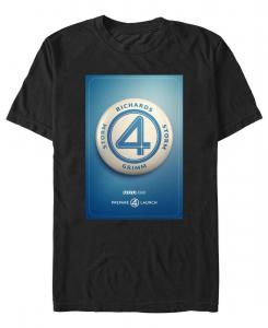 Мужская футболка Fantastic 4 First Steps Prepare 4 Launch Fifth Sun, Black