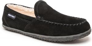 Мужские мокасины Minnetonka Tilden из замши для дома и улицы, черный