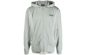 Толстовка на молнии с логотипом DIESEL, светло-зелёная