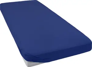 Простыня Вellana "Mako-Jersey" хлопковая 180-200х200 см, 1 шт., цвет marine