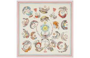 Шёлковый платок HERMES Мультиколор