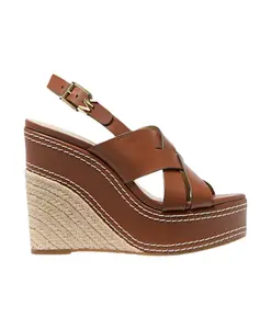 Кроссовки на танкетке Nora с багажом Michael Kors, коричневый