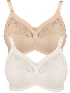 Бюстгальтер без косточек Anita 2er Pack Komfort BH ohne Bügel Safina, цвет crystal sand