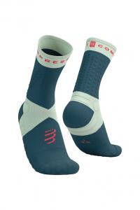 Носки Ultra Trail V2.0 Compressport, бирюзовый