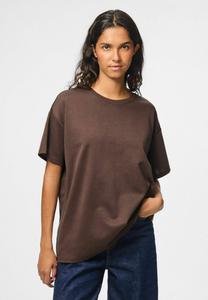 Футболка Pieces PCSKYLAR OVERSIZED TEE, Hot Fudge/Dark Brown