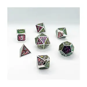Поли комплект герметичный (7), Metal Dice (Chronicle Cards)