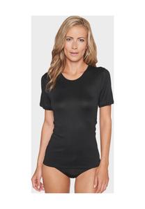 Футболка Emotion, сатин, женская mey, черный