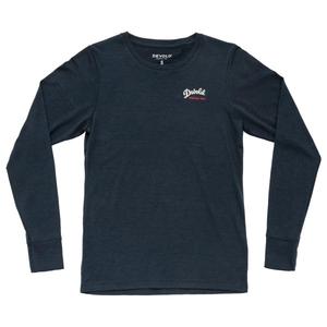 Женская классическая рубашка с длинным рукавом - мериносовая Devold, черный