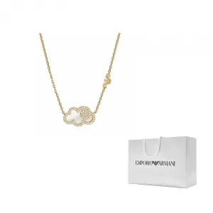 EMPORIO ARMANI Кулон-подвеска из латуни в золотом тоне