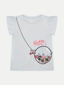 Футболка обычного кроя K5GI05 K6YW4 Guess, голубой