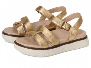 Туфли VIONIC Solana Slingback Sandals, Gold Metallic