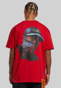 Футболка с принтом Forgotten Faces, красный