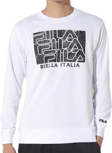 Мужская толстовка FILA с логотипом спереди, белый