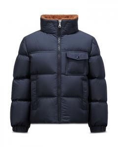 Мальчиковая утеплённая куртка с капюшоном Cayden на молнии – для малышей Moncler, синий