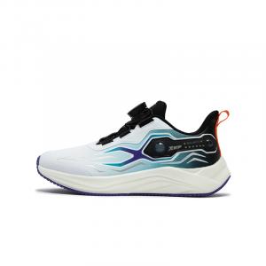 XTEP Детские кроссовки для бега с амортизацией, отскоком, износостойкие, дышащие, с низким верхом, белого и синего цвета