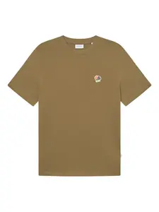 Футболка с вышивкой Les Deux, коричневый