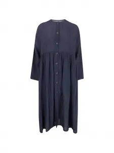 Платье-рубашка на пуговицах Uma Wang, синий