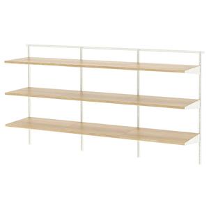 Стеллаж BOAXEL IKEA, 187x40x101 см, цвет oak