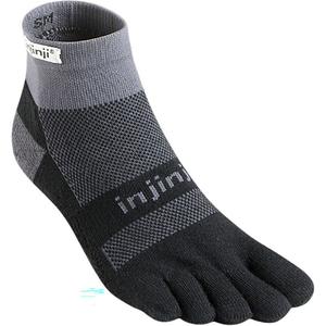 Носки Run Midweight Mini Crew Injinji, черный