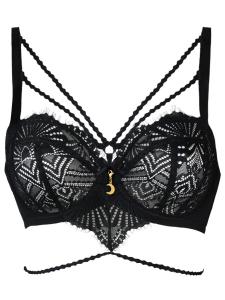 Бюстгальтер с высокой горловиной SugarShape Lola, черный