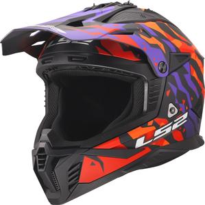 Мотокроссовый шлем LS2 mx708 fast ii grotesk, Purple