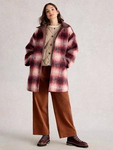 Марлоу двустороннее пальто White Stuff, Plum/Multi