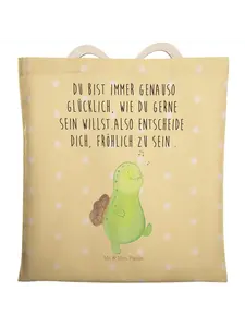 Шоппер Mr. & Mrs. Panda, желтый пастельный