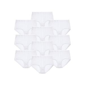 Женские хлопковые трусы больших размеров Comfort Choice, упаковка из 10 шт., белый
