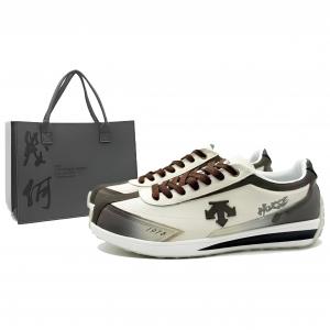 DESCENTE Кроссовки для скейтбординга Cron Racer Abrasion Resistant низкие унисекс beige brown