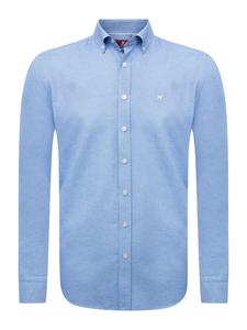 Рубашка обычного кроя на пуговицах Williot, синий деним