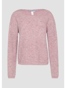 Вязаный свитер цвета 41W0_светло-розовый QS